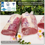 Beef Ribeye Scotch-Fillet Cube-Roll BUDGET frozen Australia AMG steak cuts thickness: 2.5 & 1cm (price/kg)